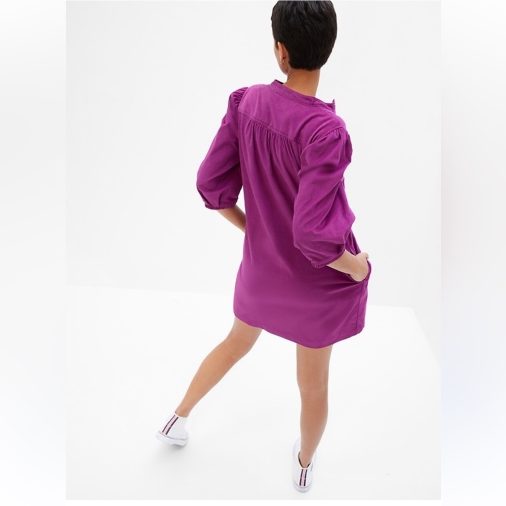 GAP Vibrant Puff Sleeve Corduroy Mini Dress size M - Picture 17 of 17